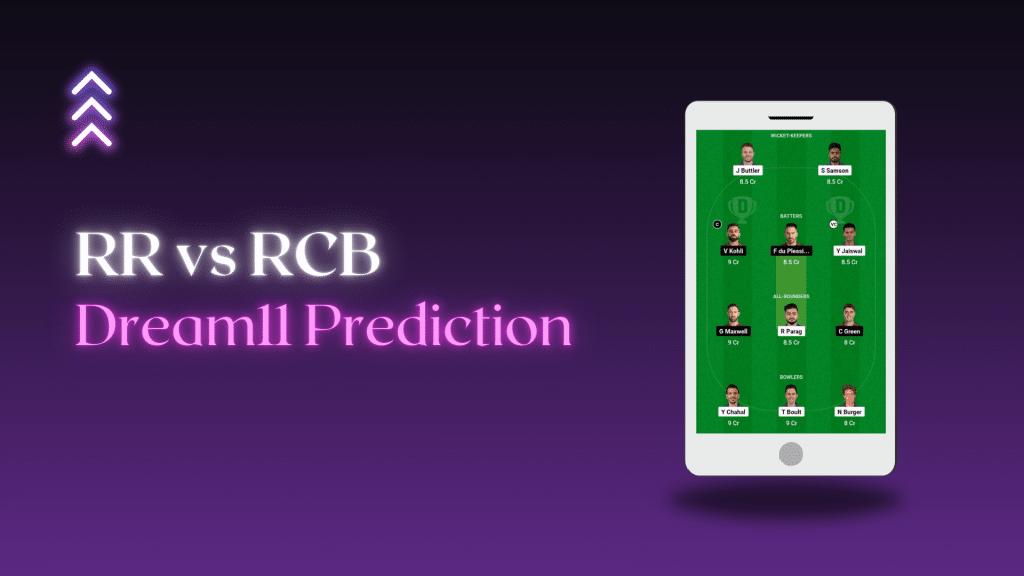 RR vs RCB Dream 11 Prediction
