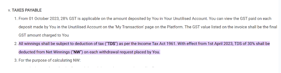 What Are The Exemptions Of Dream 11 Withdrawal Tax
