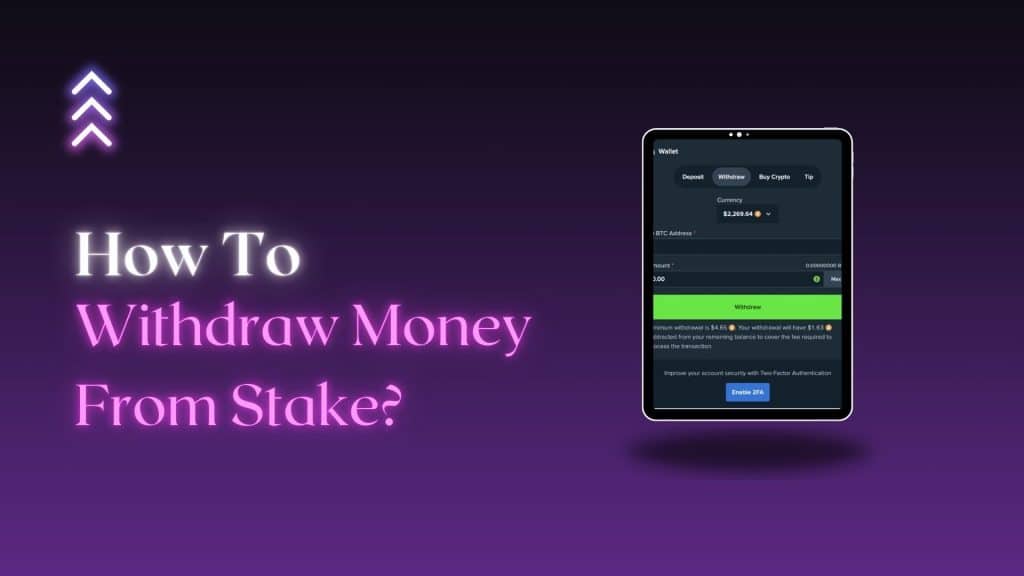 How To Withdraw Money From Stake 2025