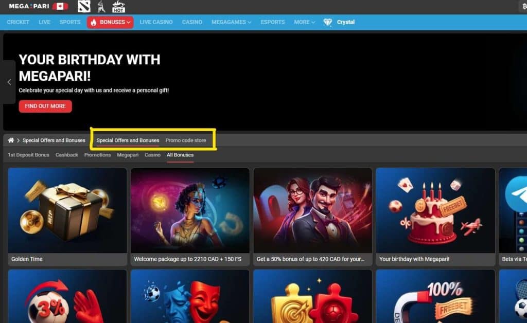 Megaperi special offers 