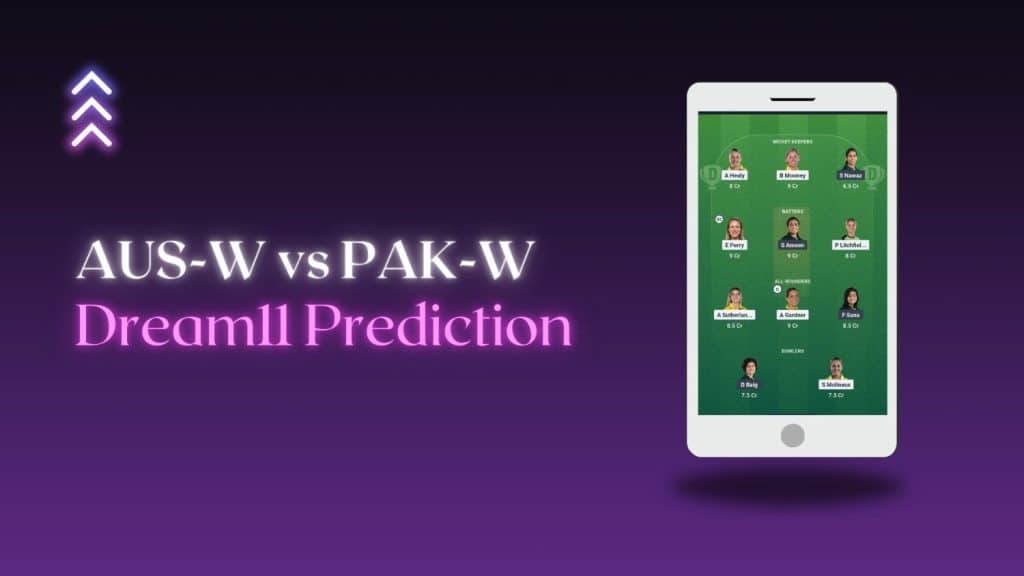 AUS-W vs PAK-W Dream11 Prediction
